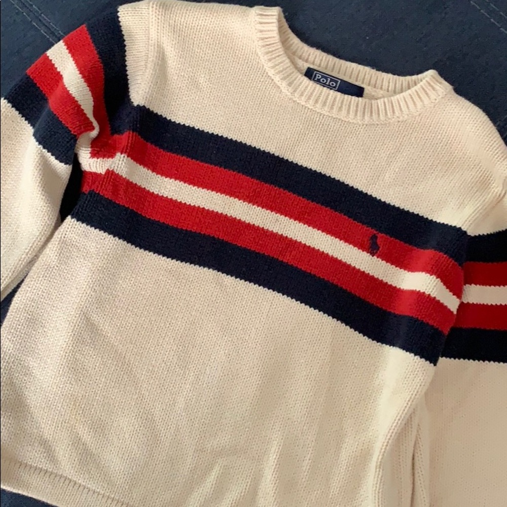 Boys size 5 polo knit sweater Ralph Lauren